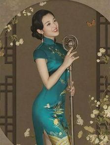 旗袍性感女明星,旗袍映衬下的性感女明星风采